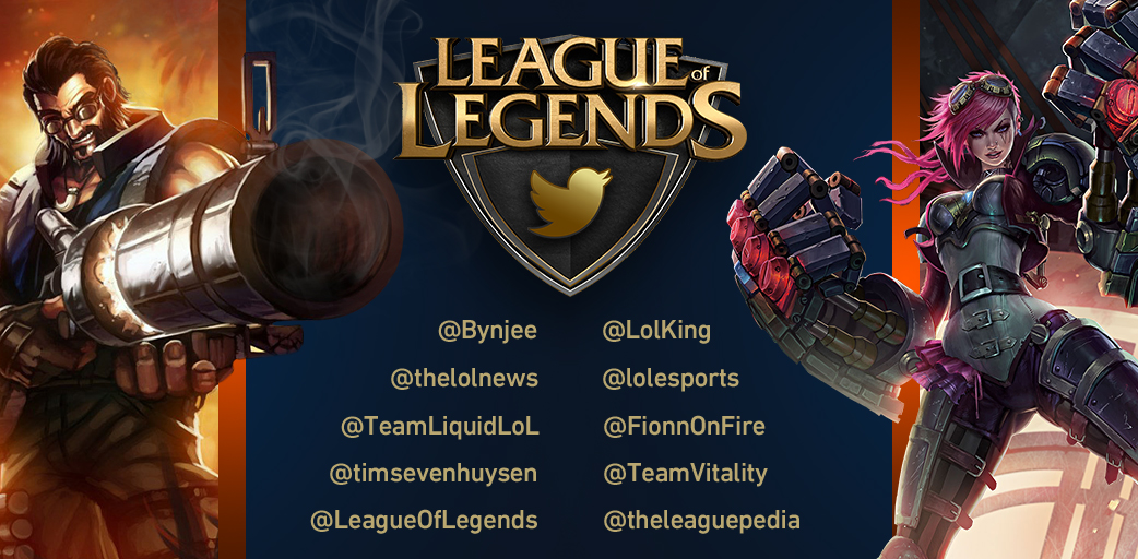 League of Legends Twitter accounts to follow